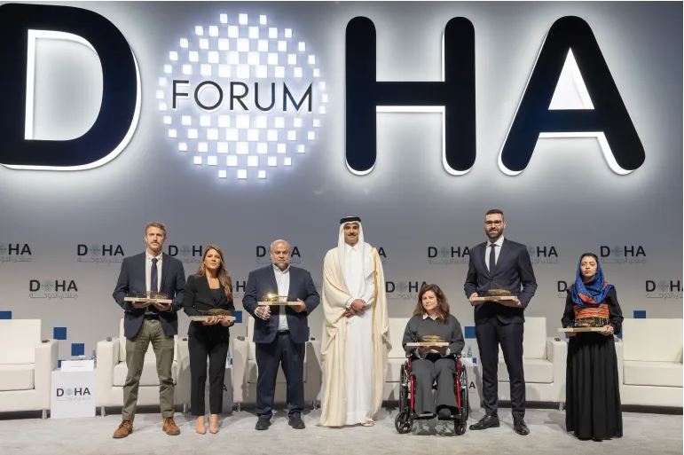 تحت شعار "حتمية الابتكار" وبحضور عربي ودولي كبيرين/ أمير قطر يفتتح أعمال منتدى الدوحة في نسخته الـ22